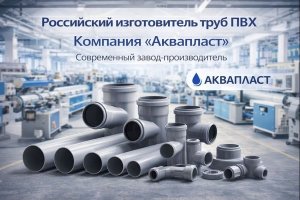 Российский изготовитель труб ПВХ: структура отрасли, технологии производства и место компании «Аквапласт»